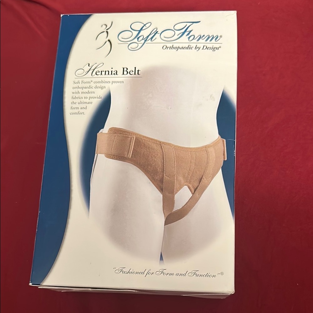 Soft Form Orthopedic Hernia Belt in Tan